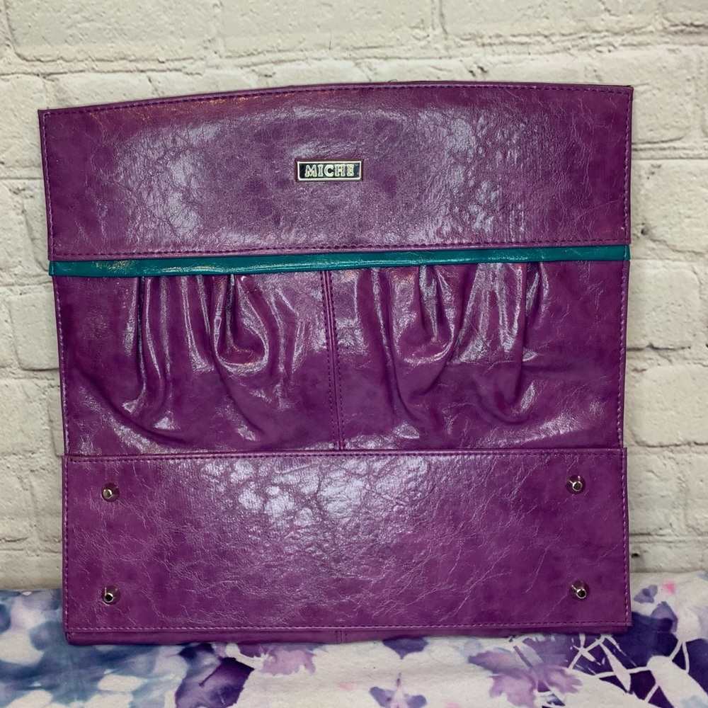 NWT MICHE Classic Natalie Purple & Turquoise Shell‎